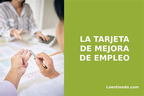 tarjeta mejora de empleo sepe|Iniciativas de la formación en el trabajo